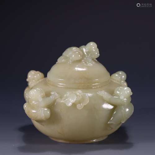 Hetian Jade Five scholars furnace