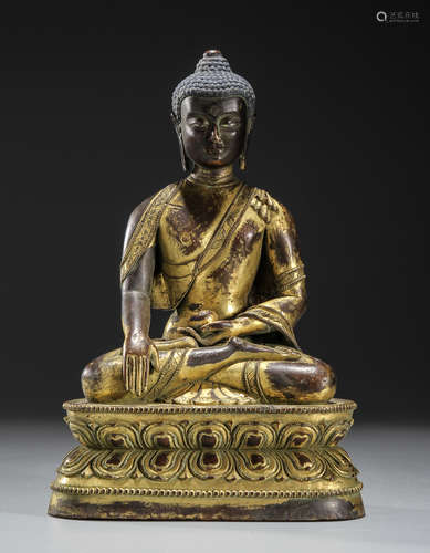 Gilt Bronze Buddha Statue