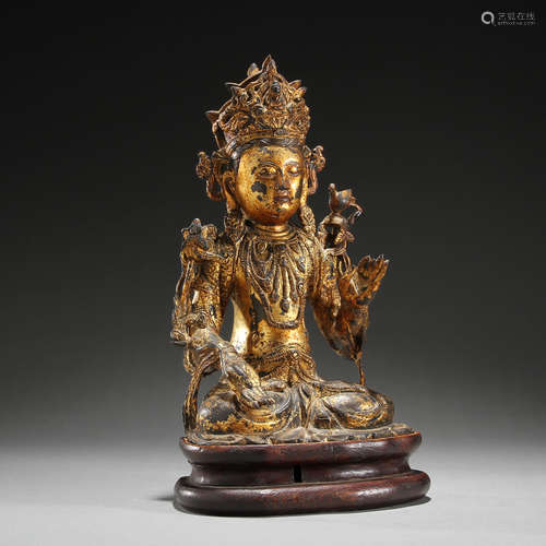 Gilt Bronze Buddha Statue