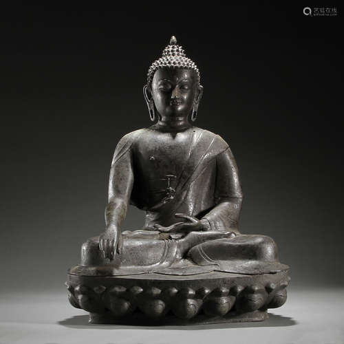 Tibet Bronze Buddha statue, Qing Dynasty