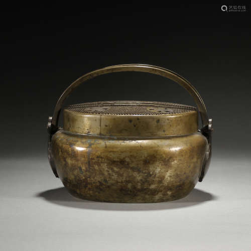 Bronze hand stove, Qing Dynasty