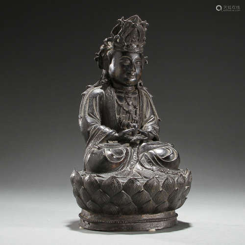 Ancient bronze Buddha