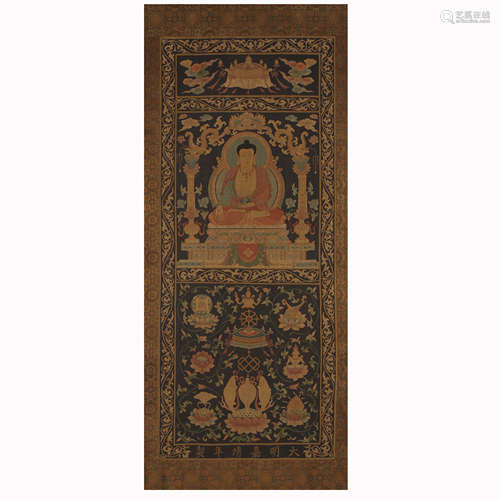 Qing Dynasty carved Thangka