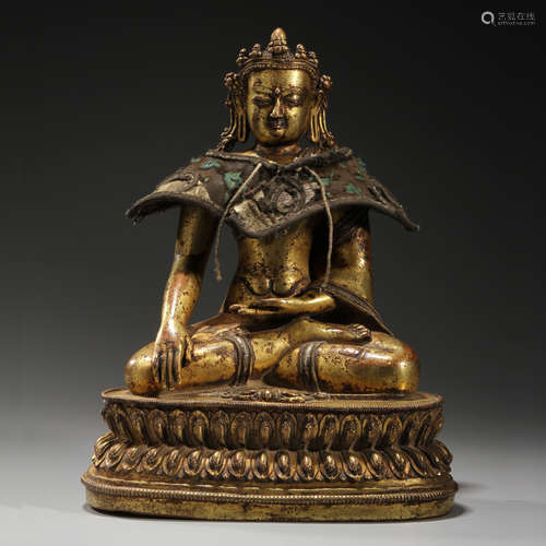 Gilt Bronze Buddha Statue