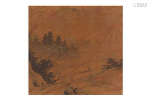 CHINESE LANDSCAPE SCROLL PAINTING