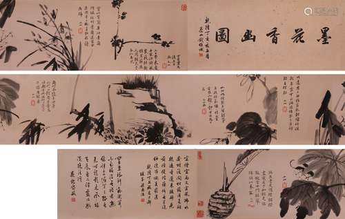 CHINESE SCROLL PAINTING ATTRIBUTED TO BADASHANREN