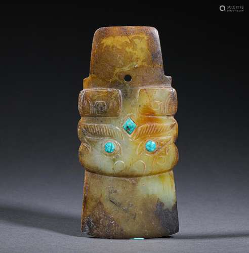 A WESTERN ZHOU DYNASTY HE TIAN JADE PENDANT