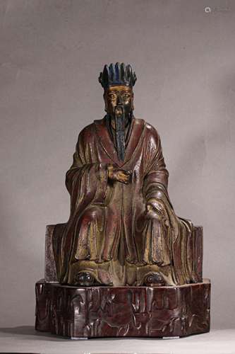 A MING DYNASTY BRONZE PRIME MINISTER