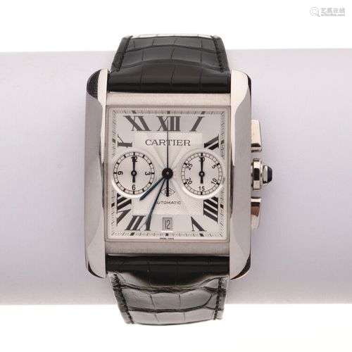 CARTIER Tank MC Chronographe - Référence 3666. Mouvement aut...