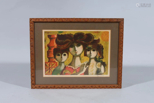 Lot of Four Framed Works of Art