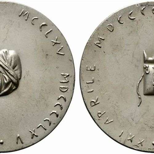 DANTE ALIGHIERI. Médaille du VIIe centenaire de la naissance...