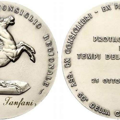 TOSCANA. Medaglia 1997 CONSIGLIO REGIONALE con incisione ad ...