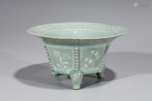 Korean Celadon Glazed Vessel