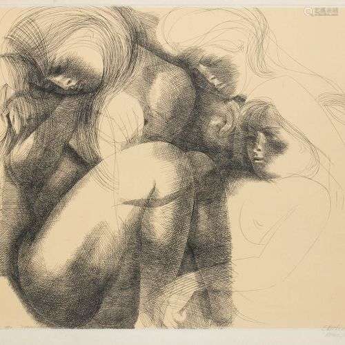 EMILIO GRECO (Catane, 1913 - Rome, 1995)Composition, 1978Lit...