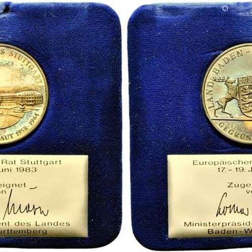 ALLEMAGNE. Baden - Wurttemberg. Medaglia 1983 AG (24,82 g - ...