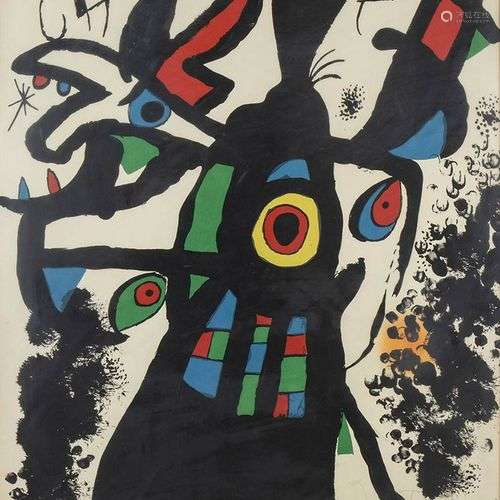 JOAN MIRÓ (Barcellona, 1893 - Palma di Maiorca, 1983)Montroi...