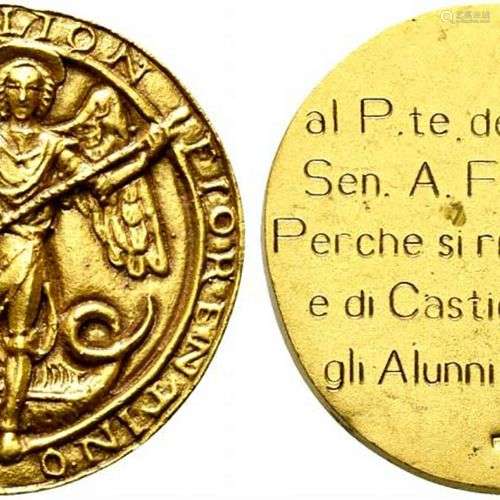 CASTIGLION FIORENTINO. Médaille nominative du Président du S...