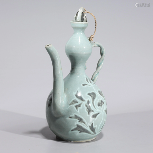 Korean Celadon Glazed Ewer