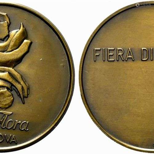 GENOVA. Medaglia Fiera di Genova Euro Flora. AE (122 g - 70,...