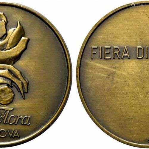 GENOVA. Medaglia Fiera di Genova Euro Flora. AE (122 g - 70,...