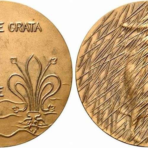 FIRENZE. Medaglia 1966 Alluvione di Firenze AE (382 g - 99,5...