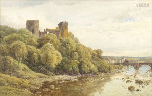 THOMAS PYNE (Londres, 1843 - 1935) Barnard Castle, 1916Aquar...