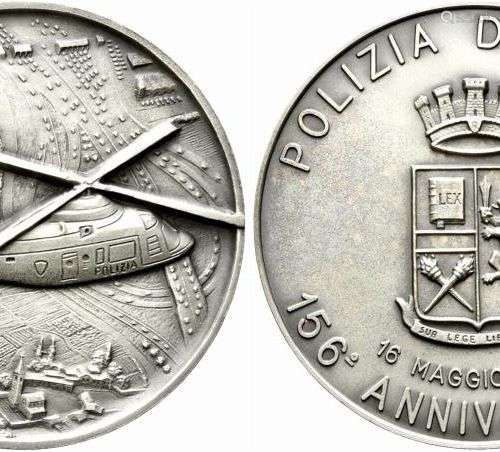 POLIZIA DI STATO. Medaglia 156° anniversario 2008. IPZS opus...