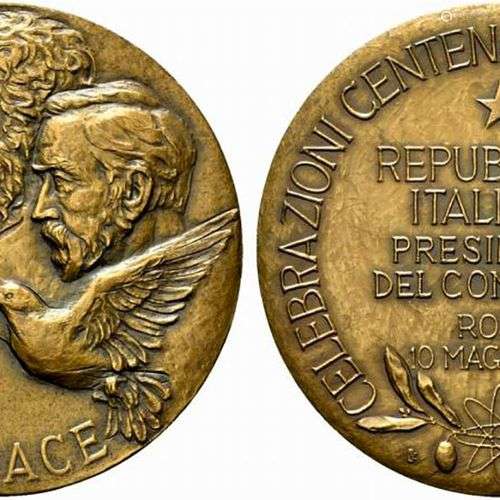 REPUBBLICA ITALIANA Presidenza del Consiglio 1983. Medaglia ...