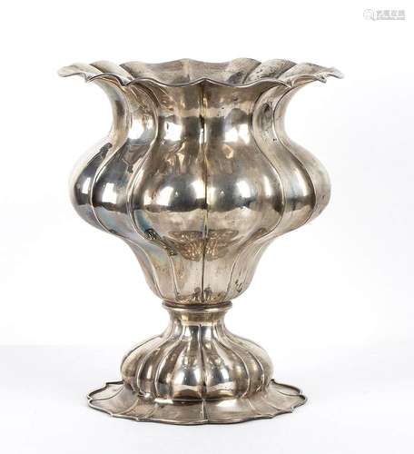 Vase en argent 800/1000 - Italie, 20ème sièclede forme façon...