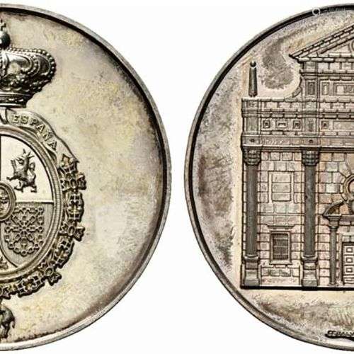 SPAGNA. Médaille Senado De Espana. Ag (49 g - 49,2 mm). qFDC