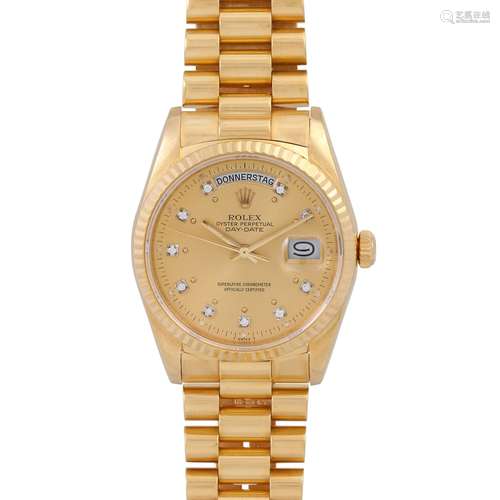 ROLEX Vintage DayDate, Ref. 18238. Armbanduhr. Ca. 1980er Ja...