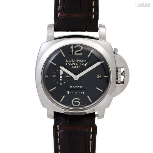 PANERAI Luminor 1950 GMT 8 Tage Gangreserve, Ref. PAM00233. ...