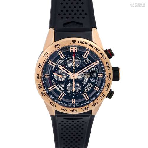 TAG HEUER Carrara Chronograph Heuer 01, Ref. CAR205B.FT6087....