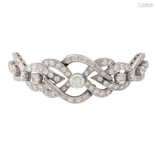 Armband mit Diamanten von zus. ca. 10,8 ct,