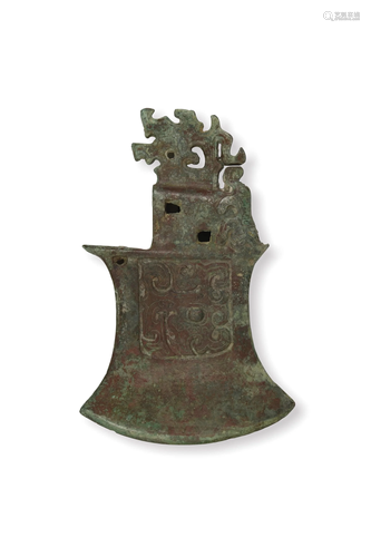 Chinese Bonze Axe, Spring and Autumn or Warring States春秋/战...