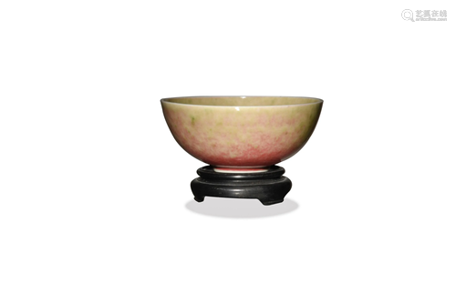 Chinese Peachbloom Bowl, Late 19th Century十九世纪晚 豇豆红碗