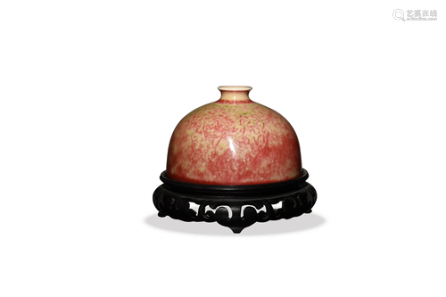 Peachbloom Beehive Water Coupe, Late 19th Century十九世纪晚 ...