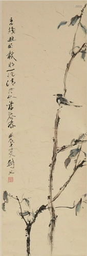 Chinese Painting of Flower and Birds by Gao Jianfu高剑父 花鸟...