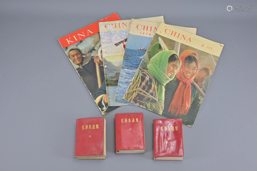 Three Chairman Mao Handbooks