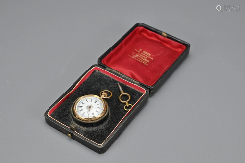 A 19th Century 14ct Gold Pocket Watch With Original Key