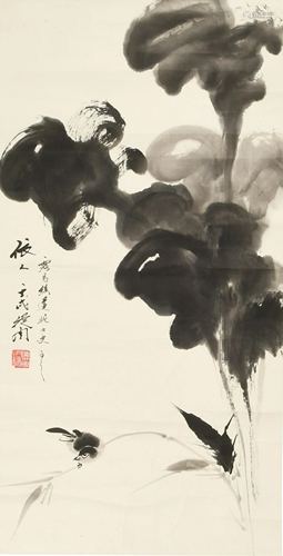 Chinese Brush Painting of a Bird by Chen Chongzhou陈从周 露易...