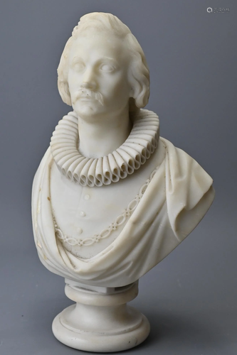 A 19th Century Marble Sculpture In The Style of A