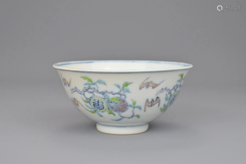 A Chinese Doucai Porcelain Bowl