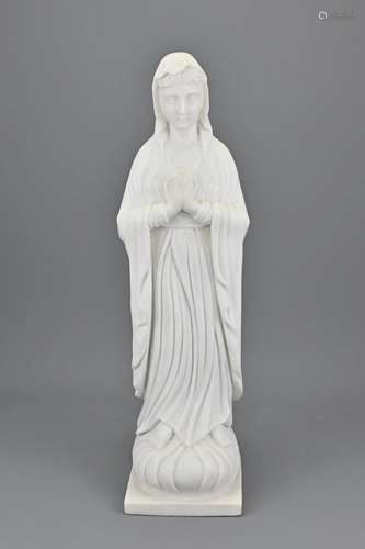 A Marble figure Of Madonna