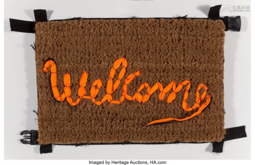 Banksy X Love Welcomes Welcome Mat, 2019 Life ve