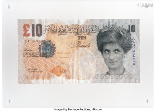 After Banksy Di-Faced Tenner, 10GBP Note, 2005