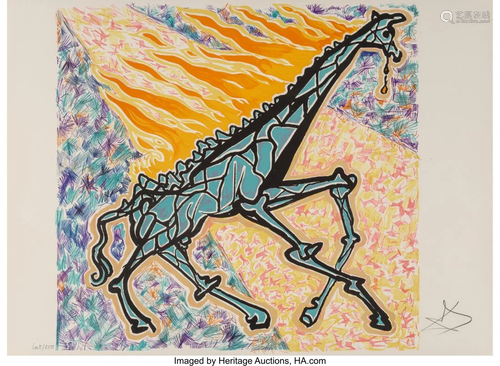 Salvador Dali (1904-1989) Le Girafe en Feu, from