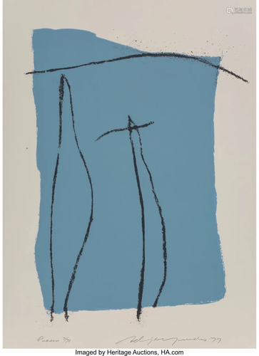 Adja Yunkers (1900-1983) Pueblo, 1977 Lithograph