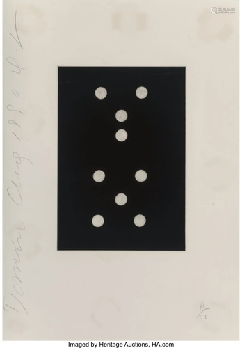 Donald K. Sultan (b. 1951) Untitled, from Domino