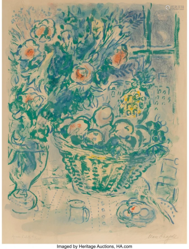 Marc Chagall (1887-1985) Corbeille de Fruits et
